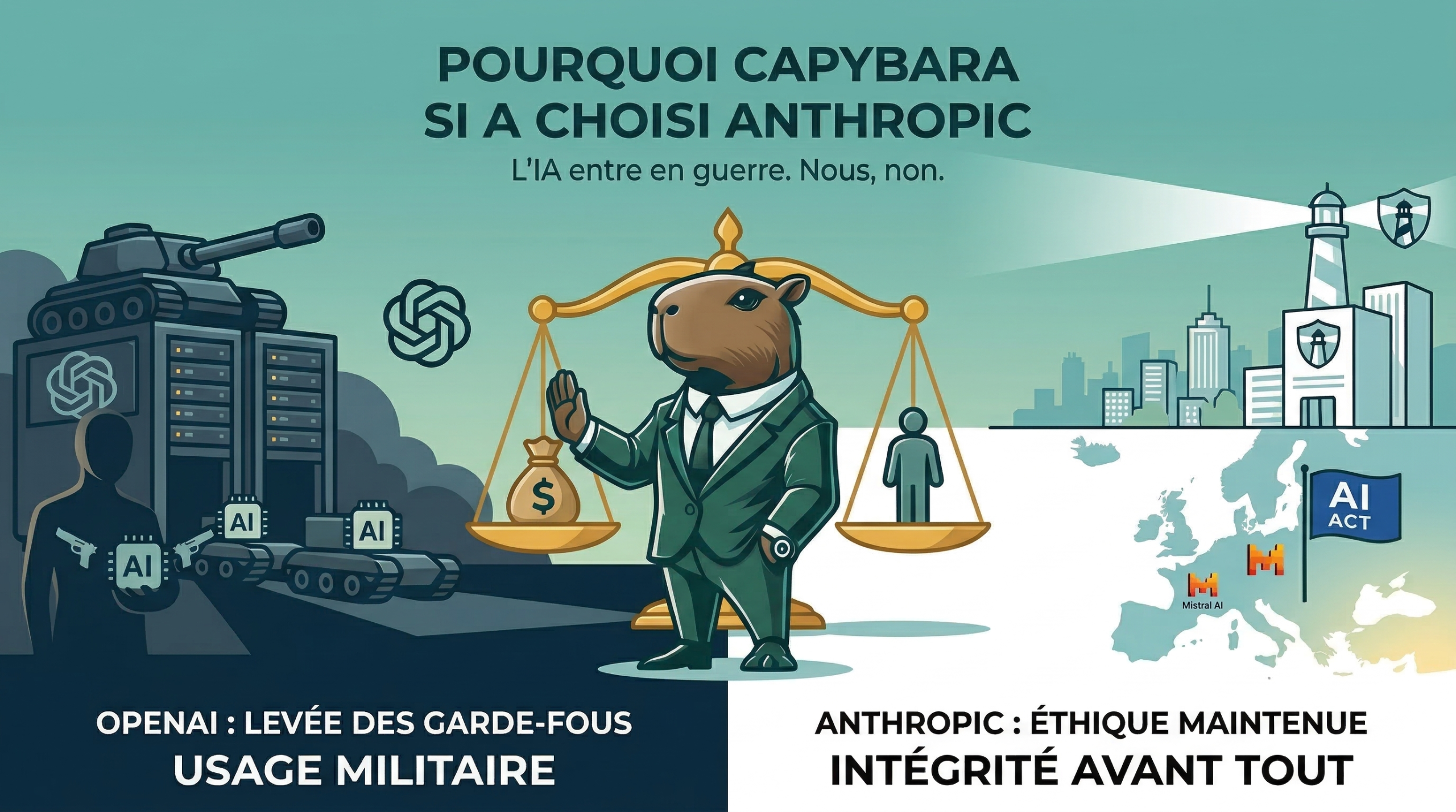 Pourquoi nous avons choisi Anthropic plutôt qu&rsquo;OpenAI et ce que ça dit de nous